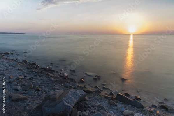 Obraz Sunset at sea.