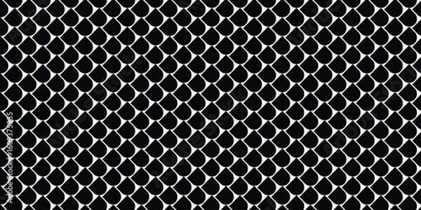 Fototapeta Geometric floral set of seamless patterns. Gold and white vector backgrounds. Simple illustrations