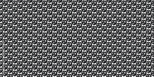 Fototapeta Background pattern seamless geometric circle bstract black luxury color vector.