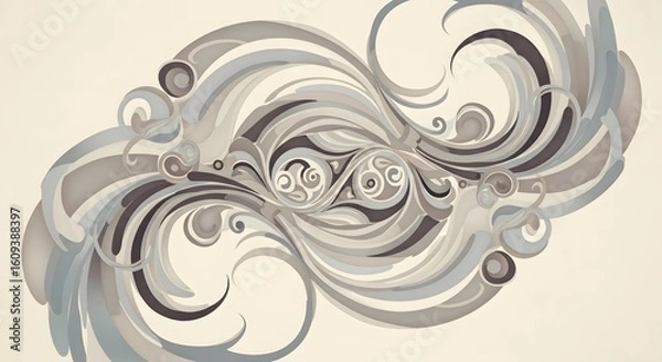 Fototapeta abstract floral background