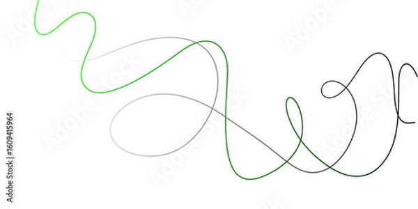 Obraz abstract green background with lines.