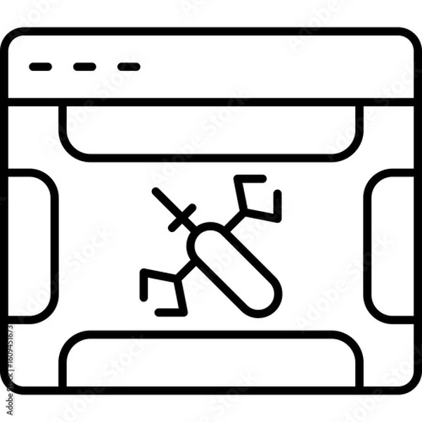 Fototapeta Web Page Icon Vector Element