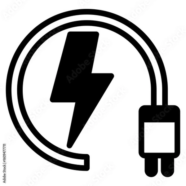 Fototapeta Energy outline mixed icon