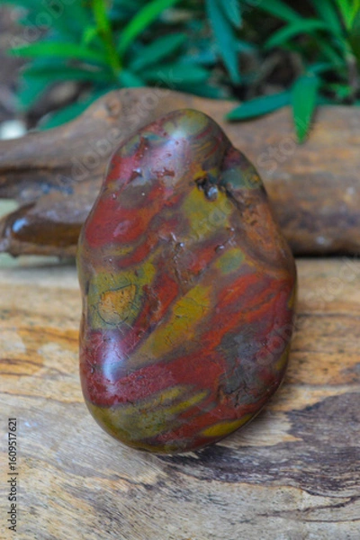 Fototapeta Agate mineral specimen on collection 