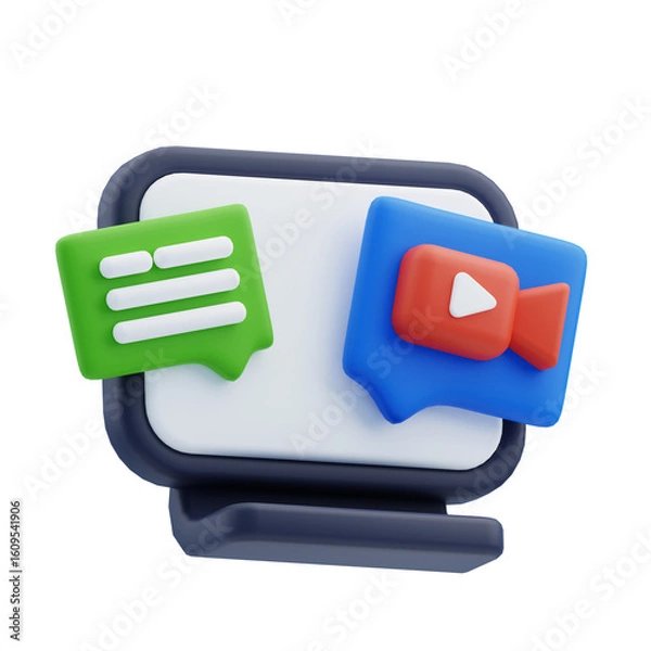 Obraz Webinar 3D Icon