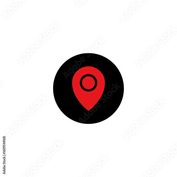 Obraz black and white target