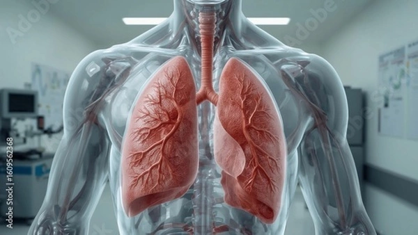 Obraz x ray of a human chest