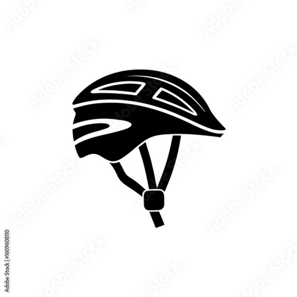 Obraz creative details Outline Cycle Helmet Icon vector illustration