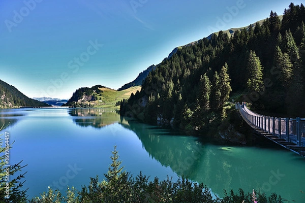 Obraz lac barrage Saint Guérin