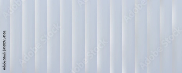 Obraz Metallic abstract wavy stripes background. Shiny metal striped surface. Abstract futuristic white silver architecture background. Modern design with wavy pattern. Futuristic interior concept. Vector.