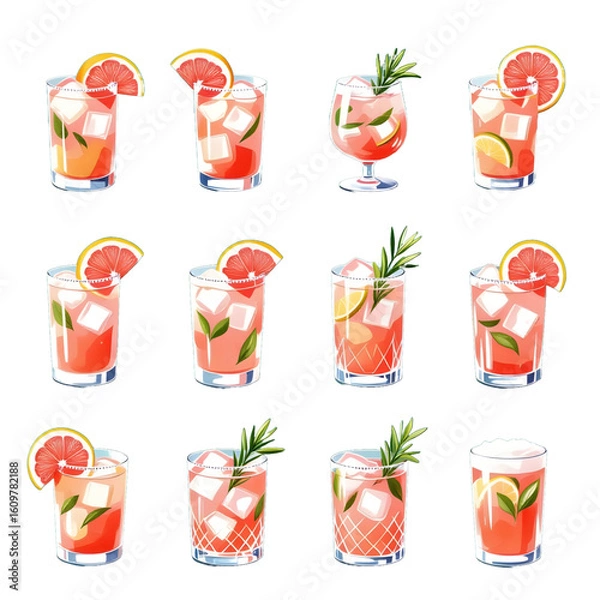 Obraz Drink cocktail styles 