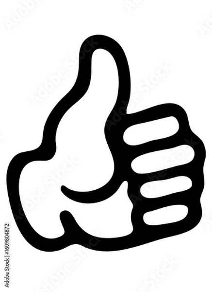 Obraz thumsup sign 5