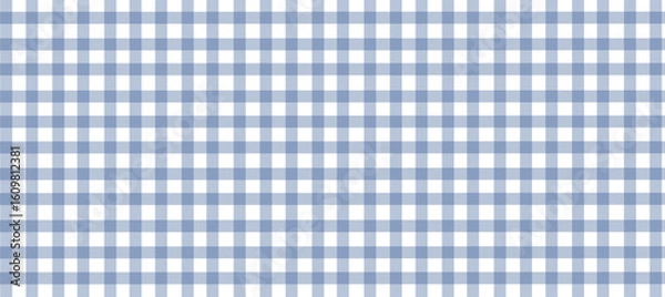 Obraz Light blue plaid background vector illustration.	

