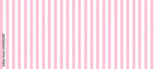 Obraz Pastel pink stripes simple background vector illustration.	
