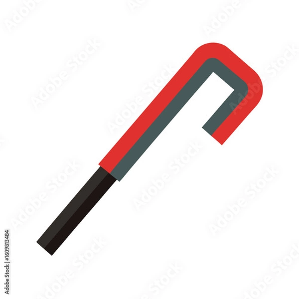 Fototapeta allen wrench or hex key vector