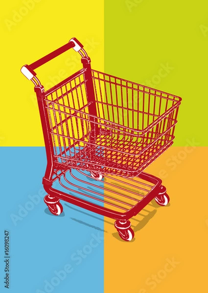 Obraz Einkaufswagen