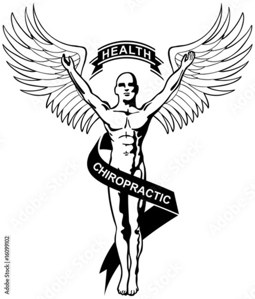 Fototapeta chiropractic icon