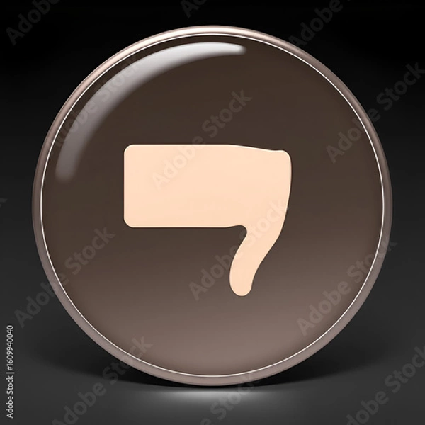 Fototapeta Dislike Icon