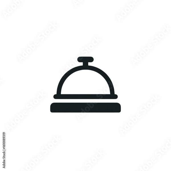 Obraz 呼び鈴の線画アイコン、イラスト、背景なし、素材