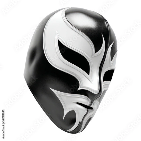 Obraz Dramatic Luchador Mask with Intricate Design