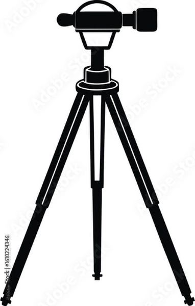 Obraz surveying tripod on white background.eps