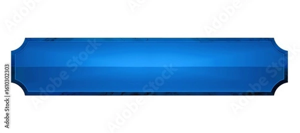 Obraz 高級感のある青色のフレーム　E	