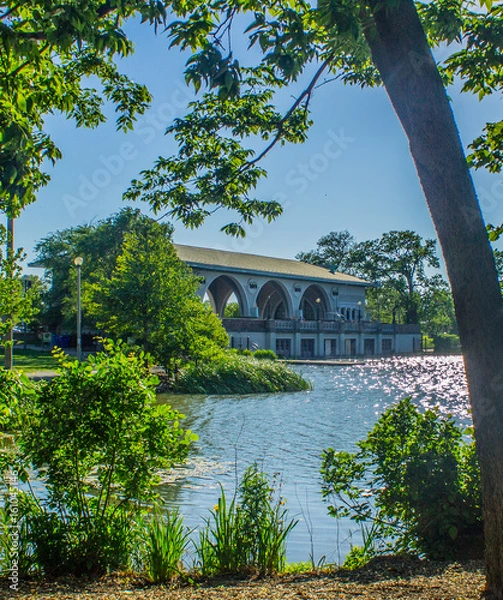 Obraz Boat House in Humboldt Park