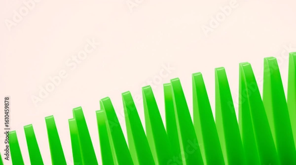 Obraz green comb isolated
