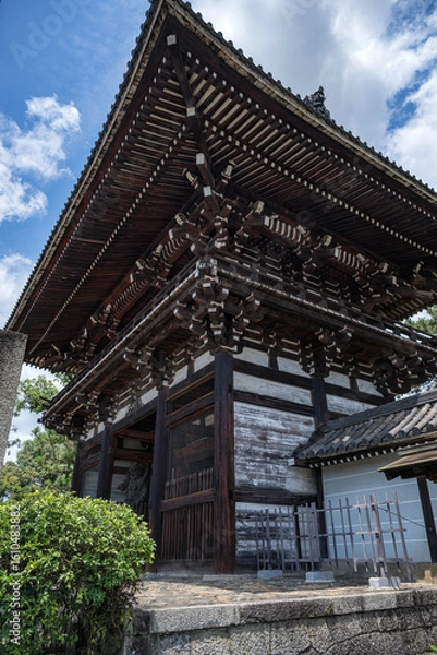 Fototapeta 京都 広隆寺の仁王門（塔門）