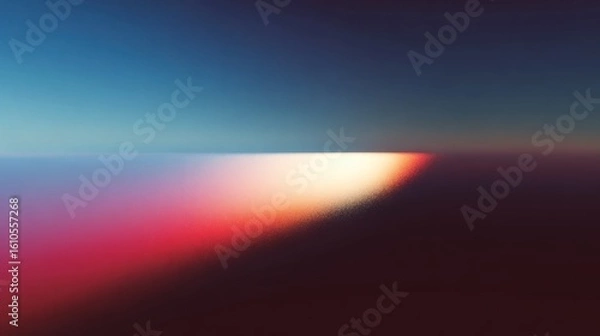 Obraz Blurry sunset over a vast expanse