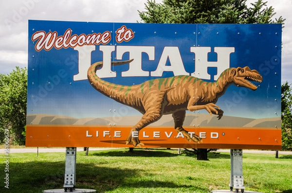 Obraz Welcome to Utah