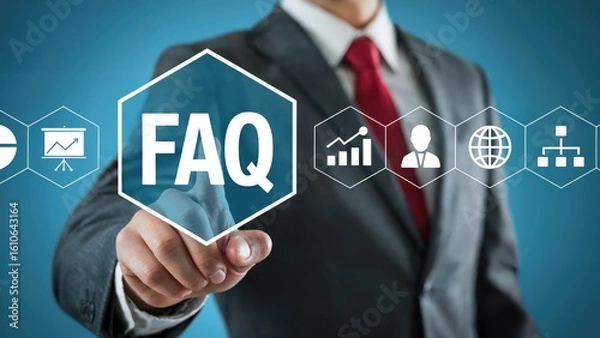 Fototapeta businessman pressing virtual button