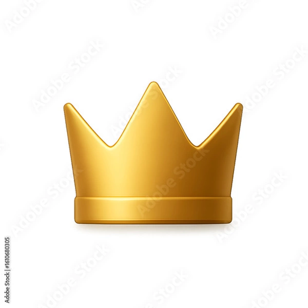 Obraz golden crown 3d render