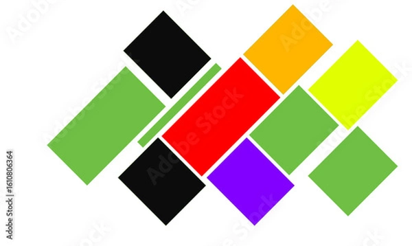 Obraz Geometric Cube Pattern Background