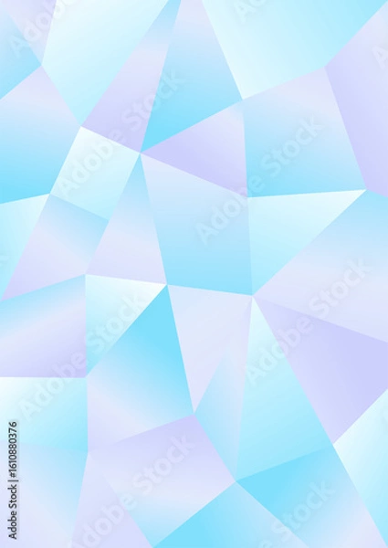 Obraz 氷をイメージしたモザイク状の背景素材