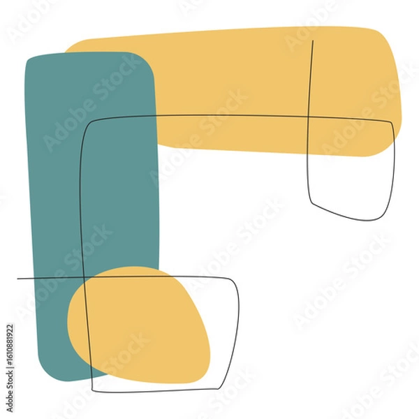 Obraz Abstract Modern Shape