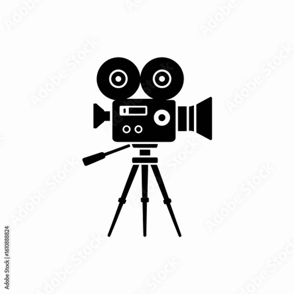 Fototapeta movie camera icon