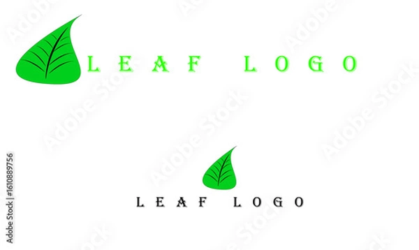 Obraz Leaf logo for for enviroment