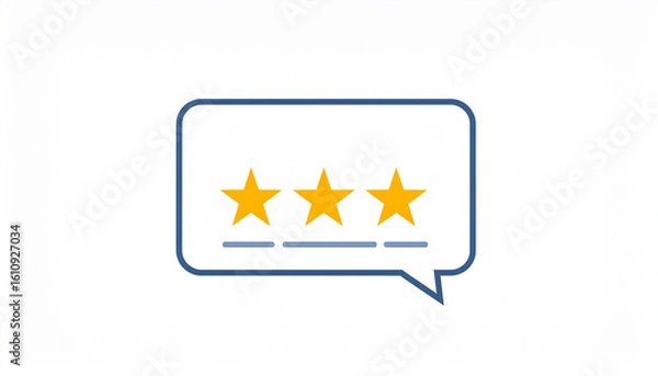 Fototapeta Customer Testimonial Graphic