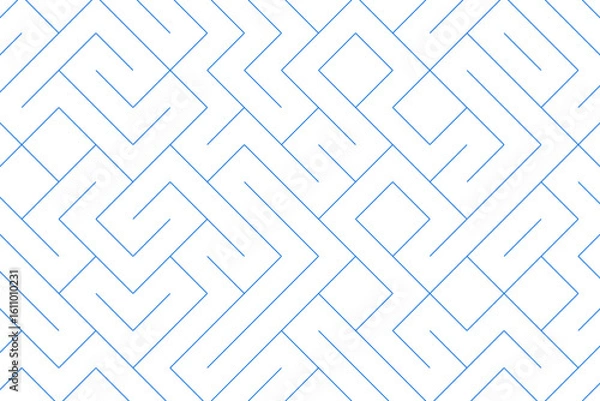 Fototapeta Geometric Zigzag Pattern Design