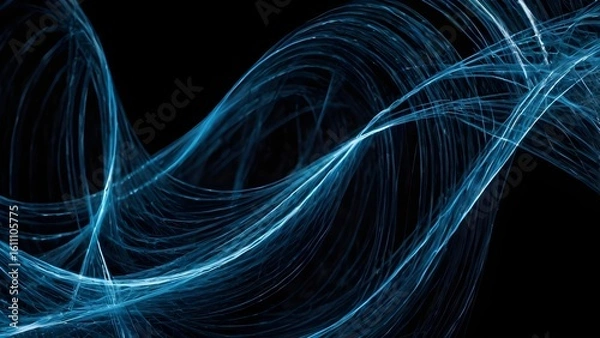 Fototapeta Carbon Black Circuit Pattern Background