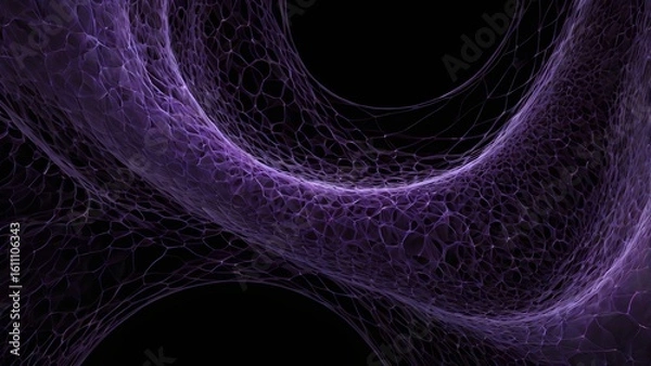 Fototapeta Futuristic Tech Pulse in UV Design