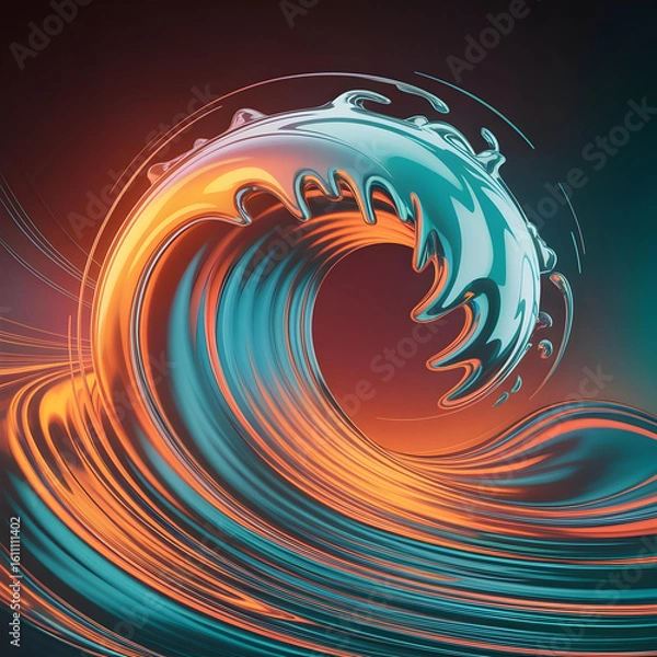 Fototapeta abstract background with water