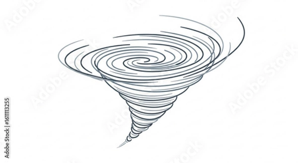 Obraz Cyclone abstract vector background