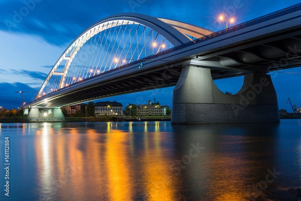 Fototapeta Apollo bridge in Bratislava, Slovakia.