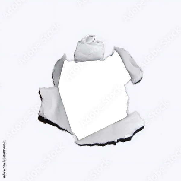 Obraz hole in paper