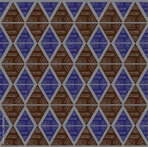 Obraz Interlocking Spiral Diamonds