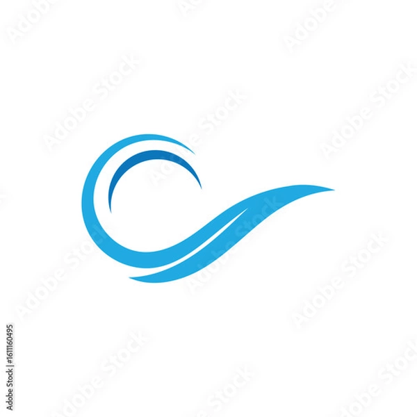 Obraz Water wave Logo