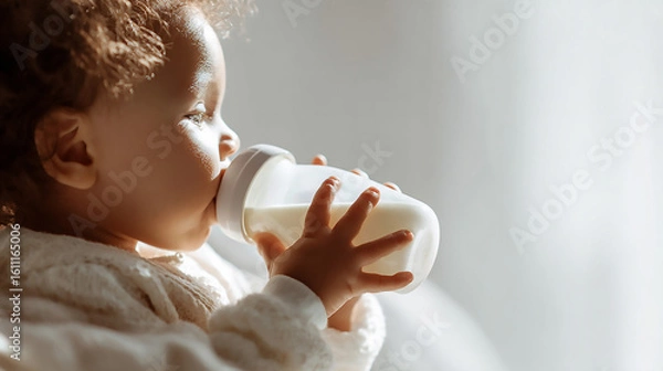 Obraz Infant Drinking from Bottle