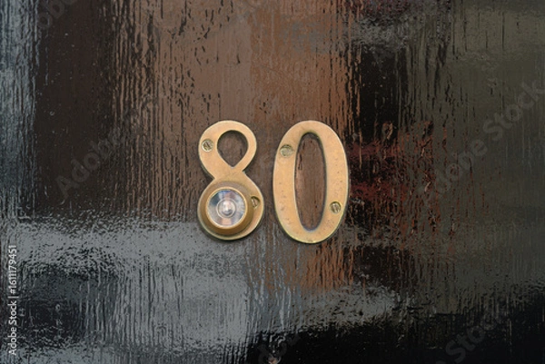 Obraz house number 80